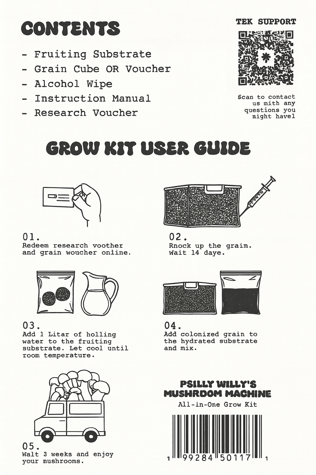 Psilly Willy Mushroom Grow Kit